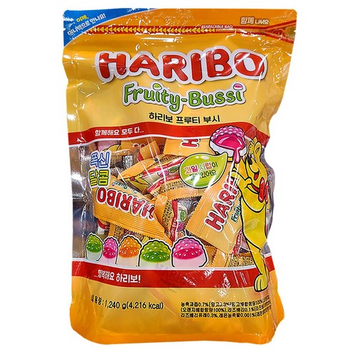 [KS] HARIBO 하리보 푸르티부시 1.24kg