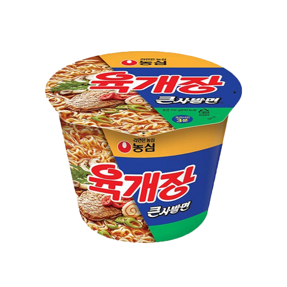 농심 육개장 큰사발 110g