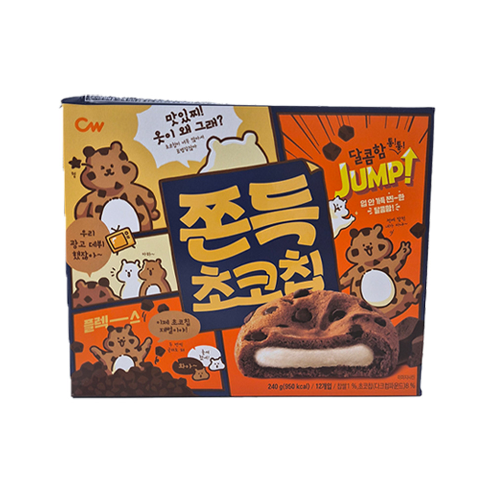 청우 쫀득초코칩 240g